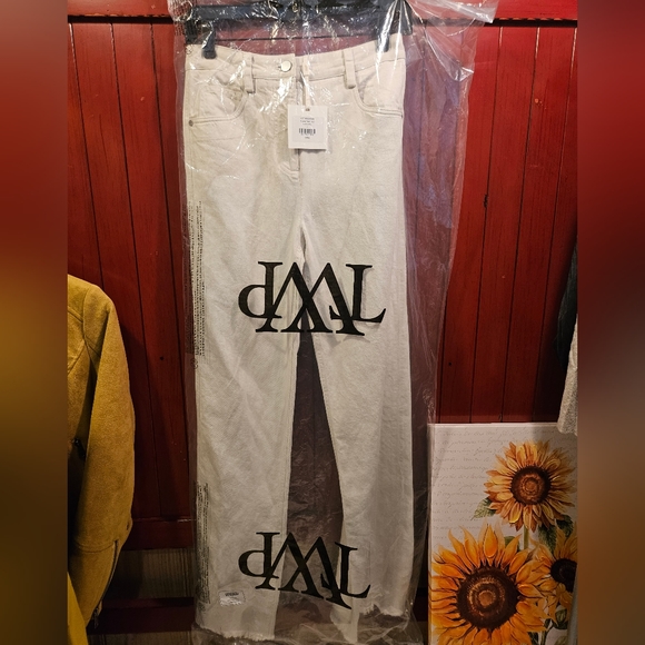 New with tags TWP puddle pant Japanese Denim size 2 RETAIL $495 on website - Picture 5 of 7